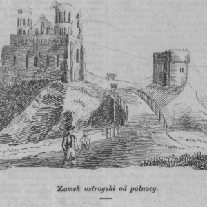 Zamek w Ostrogu (źródło: Polona.pl)
