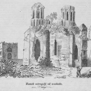 Zamek w Ostrogu (źródło: Polona.pl)