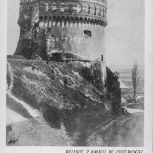 Zamek w Ostrogu (źródło: Polona.pl)