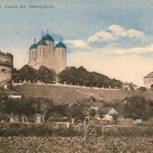 Zamek w Ostrogu (źródło: Polona.pl)